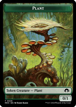 Plant // Energy Reserve Double-Sided Token (MH3-26 // 36) - Modern Horizons 3