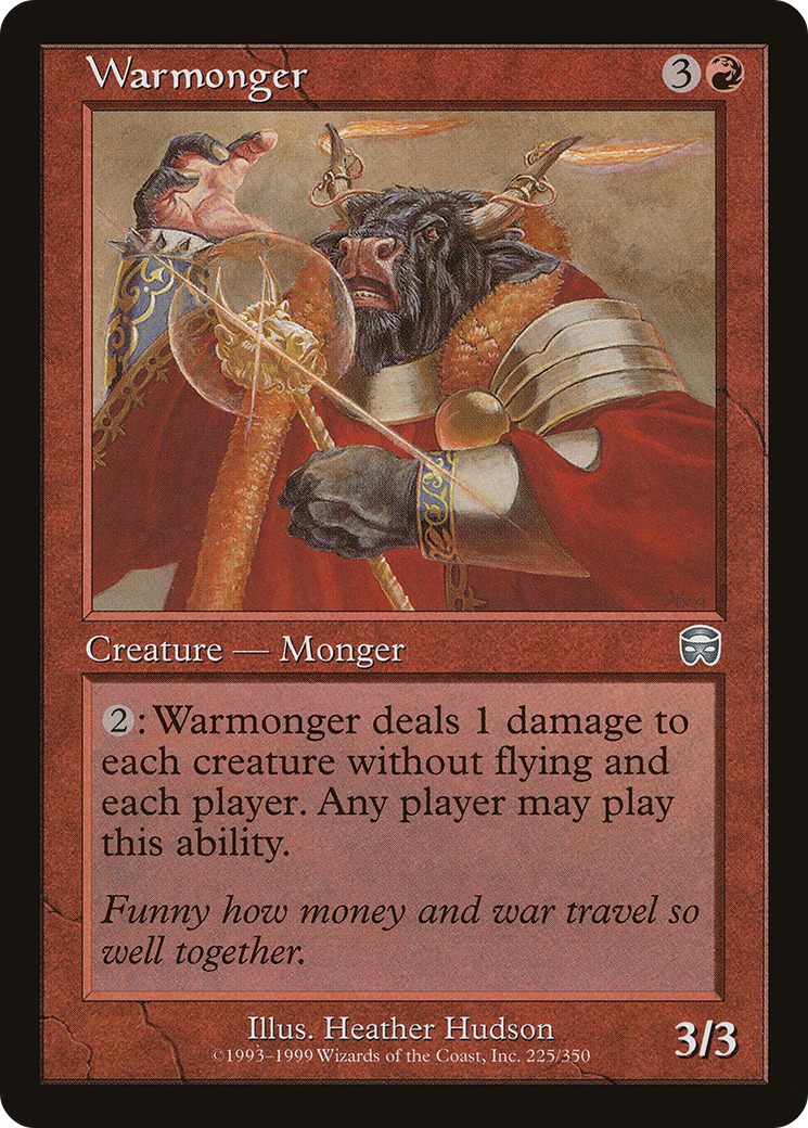 Warmonger (MMQ-225) - Mercadian Masques Foil