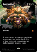 Perennation (Borderless) (TDM-368) - Tarkir: Dragonstorm: (Showcase) Foil