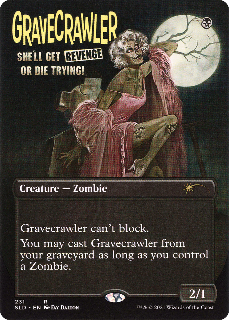 Gravecrawler (SLD-231) - Secret Lair Drop (Borderless) Foil