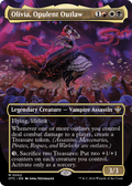 Olivia, Opulent Outlaw (Borderless) (OTC-002) - Outlaws of Thunder Junction Commander Foil