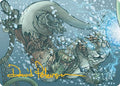 Kitsa, Otterball Elite Art Card (Gold-Stamped Signature) (ASBLB-042) - Art Series: Bloomburrow