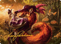 Mr. Foxglove Art Card (Gold-Stamped Signature) (ASBLB-031) - Art Series: Bloomburrow