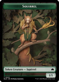 Squirrel // Darkstar Augur Double-Sided Token (BLB-23 // 11) - Bloomburrow Foil