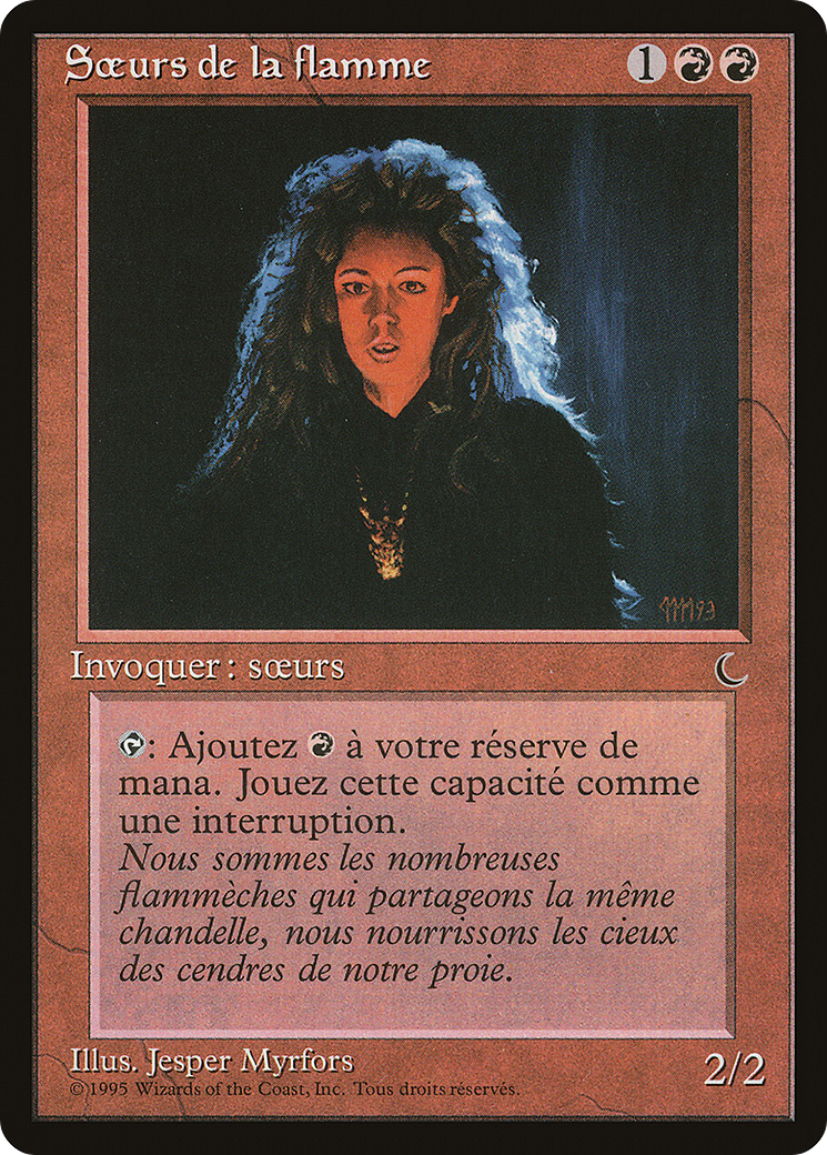 Sisters of the Flame (French) - "Sceurs de la flamme" (REN-) - Renaissance