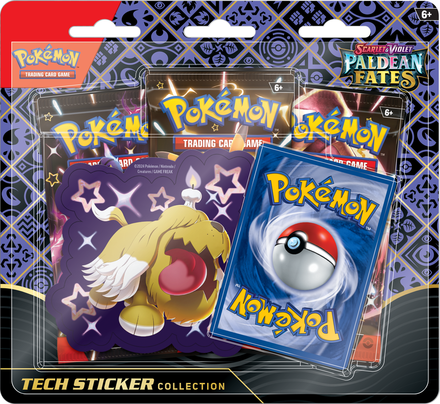 Pokemon TCG: Paldean Fates Tech Sticker Collection