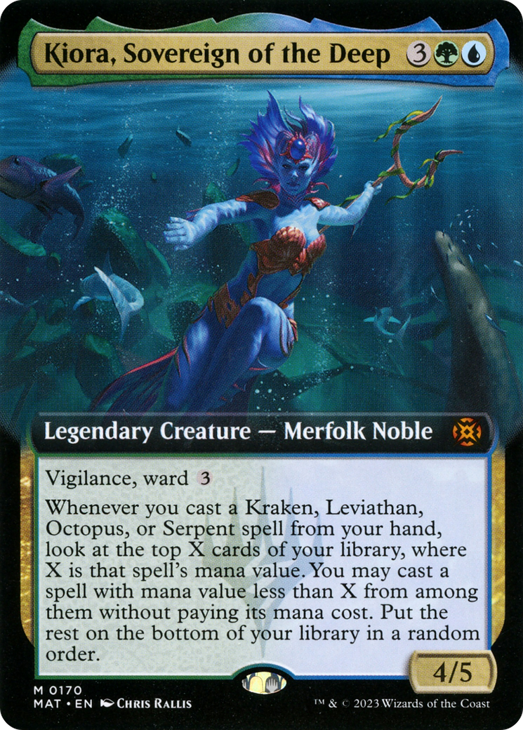 Kiora, Sovereign of the Deep (Extended Art) (MAT-170) - March of the Machine: The Aftermath: (Extended Art)