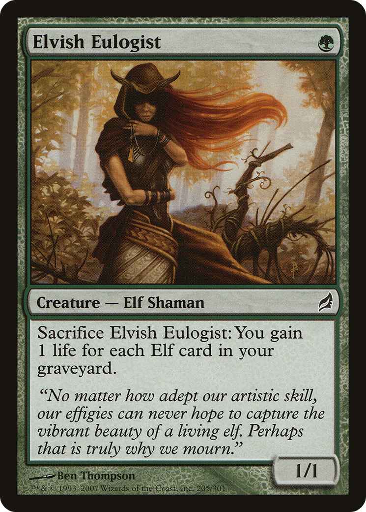 Elvish Eulogist (LRW-205) - Lorwyn Foil