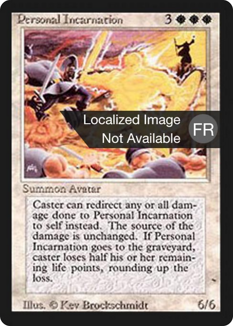 Personal Incarnation (FBB-) - Foreign Black Border