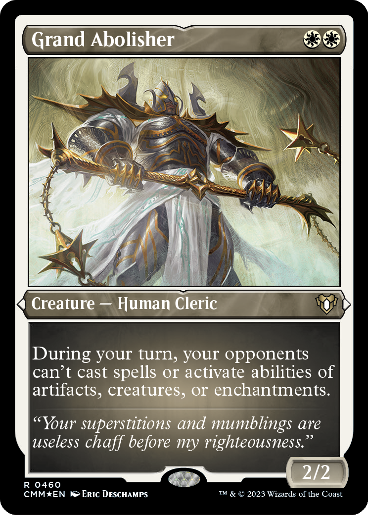Grand Abolisher (Foil Etched) (CMM-460) - Commander Masters Foil