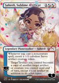 Saheeli, Sublime Artificer (Borderless) (SLD-1143) - Secret Lair Drop Foil