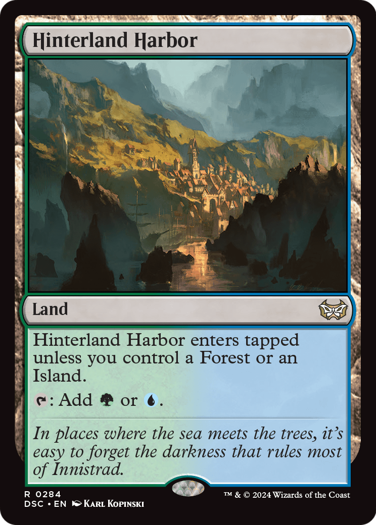 Hinterland Harbor (DSC-284) - Duskmourn: House of Horror Commander