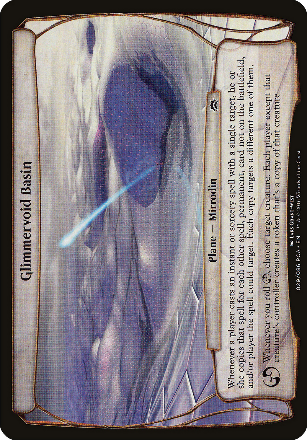 Glimmervoid Basin (Planechase Anthology) (OVER-) - Planechase Anthology Planes