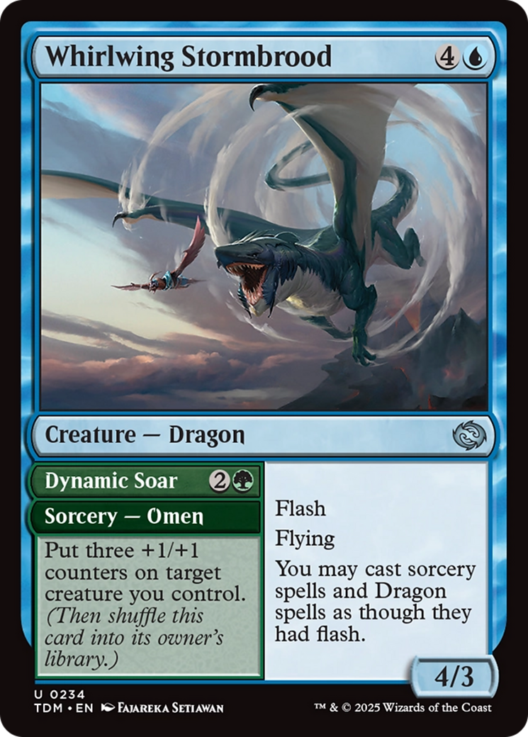 Whirlwing Stormbrood (TDM-234) - Tarkir: Dragonstorm Foil