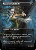 Nadier's Nightblade (Borderless) (CMM-641) - Commander Masters Foil