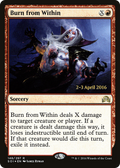 Burn from Within (PRE-148S) - Shadows over Innistrad Promos Foil