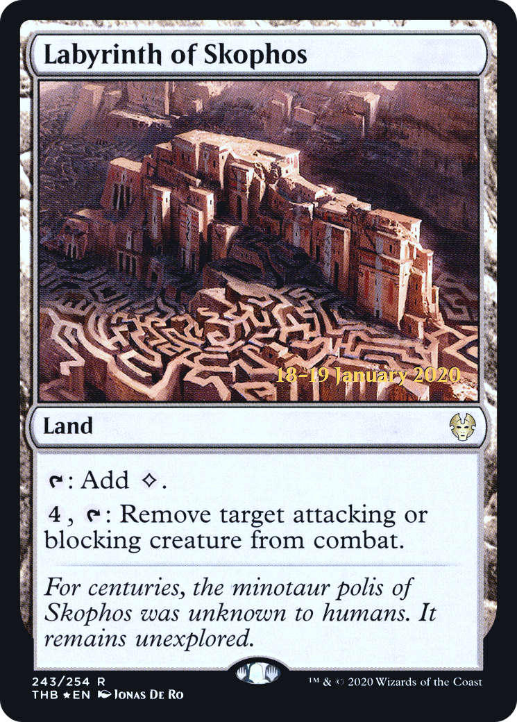 Labyrinth of Skophos (PRE-243S) - Theros Beyond Death Promos Foil