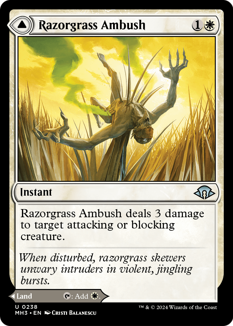 Razorgrass Ambush (MH3-238) - Modern Horizons 3 Foil
