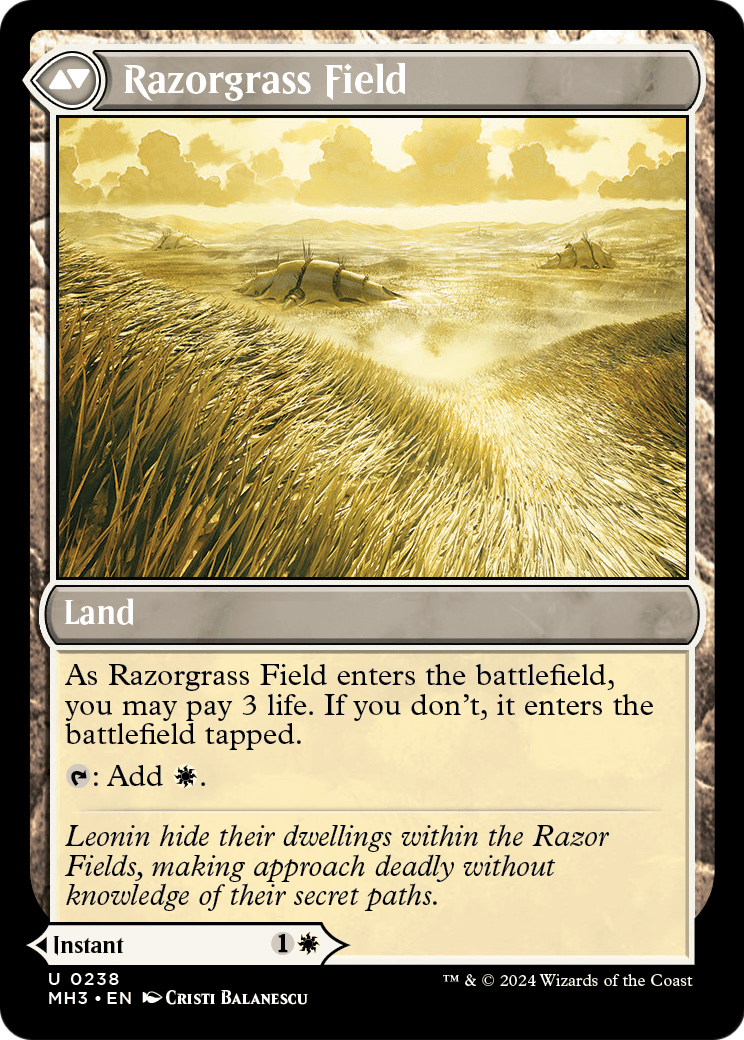 Razorgrass Ambush (MH3-238) - Modern Horizons 3 Foil