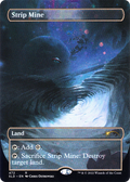 Strip Mine (Borderless) (Galaxy Foil) (SLD-472) - Secret Lair Drop Foil