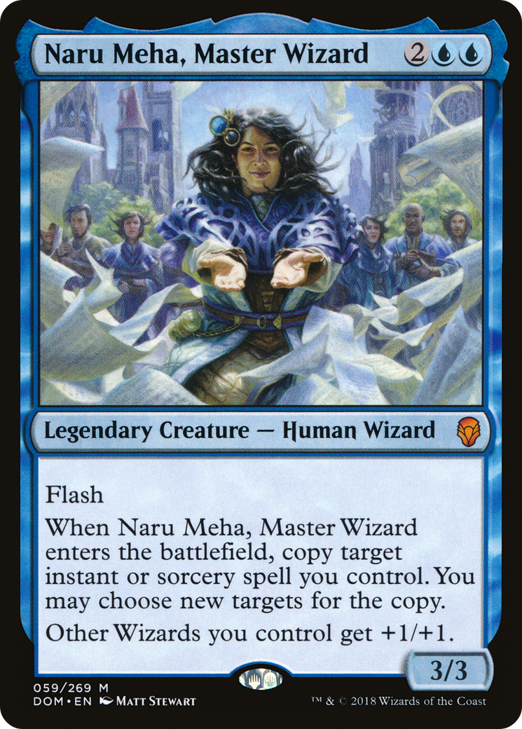 Naru Meha, Master Wizard (DOM-059) - Dominaria
