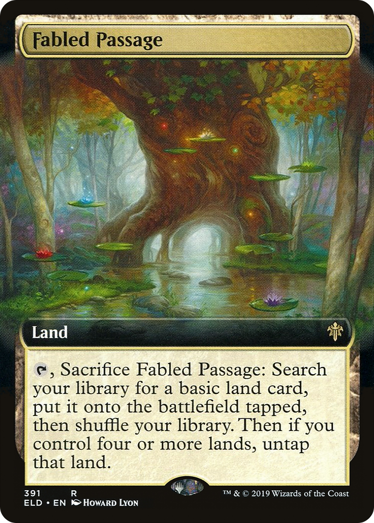 Fabled Passage (Extended Art) (ELD-391) - Throne of Eldraine: (Extended Art) Foil