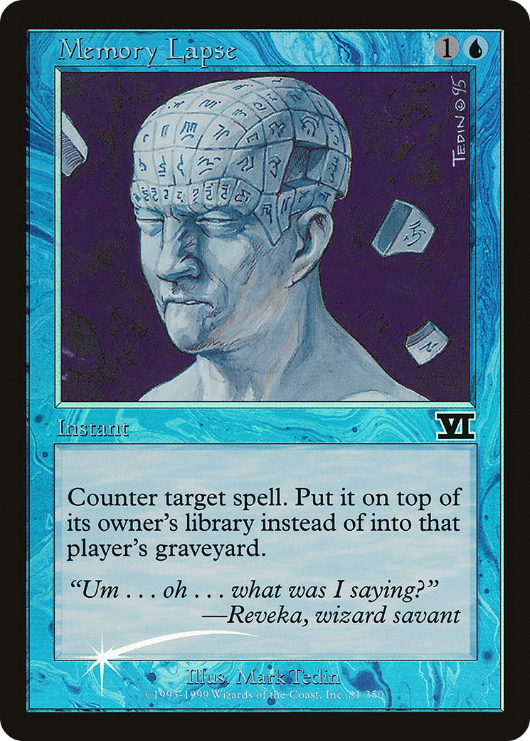 Memory Lapse (JDG-001) - Judge Gift Cards 1999 Foil