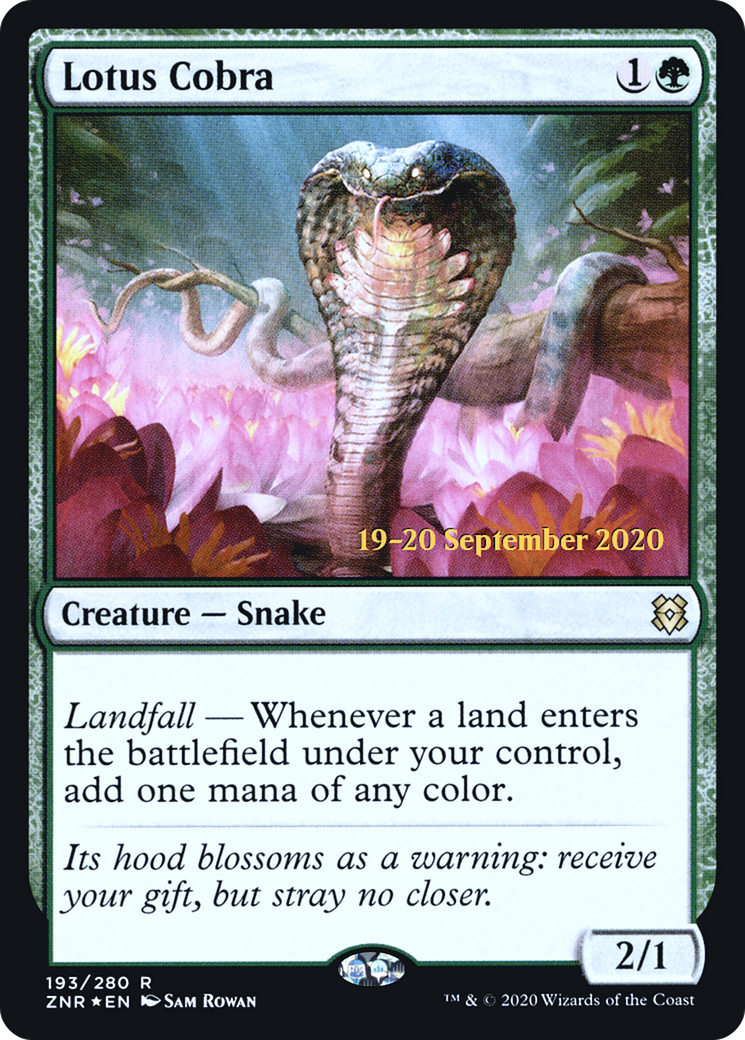 Lotus Cobra (PRE-193S) - Zendikar Rising Promos Foil