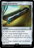 Sonic Screwdriver (0185) (WHO-185) - Doctor Who Foil