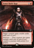 Temur Battle Rage (Extended Art) (CMR-671) - Commander Legends: (Extended Art)