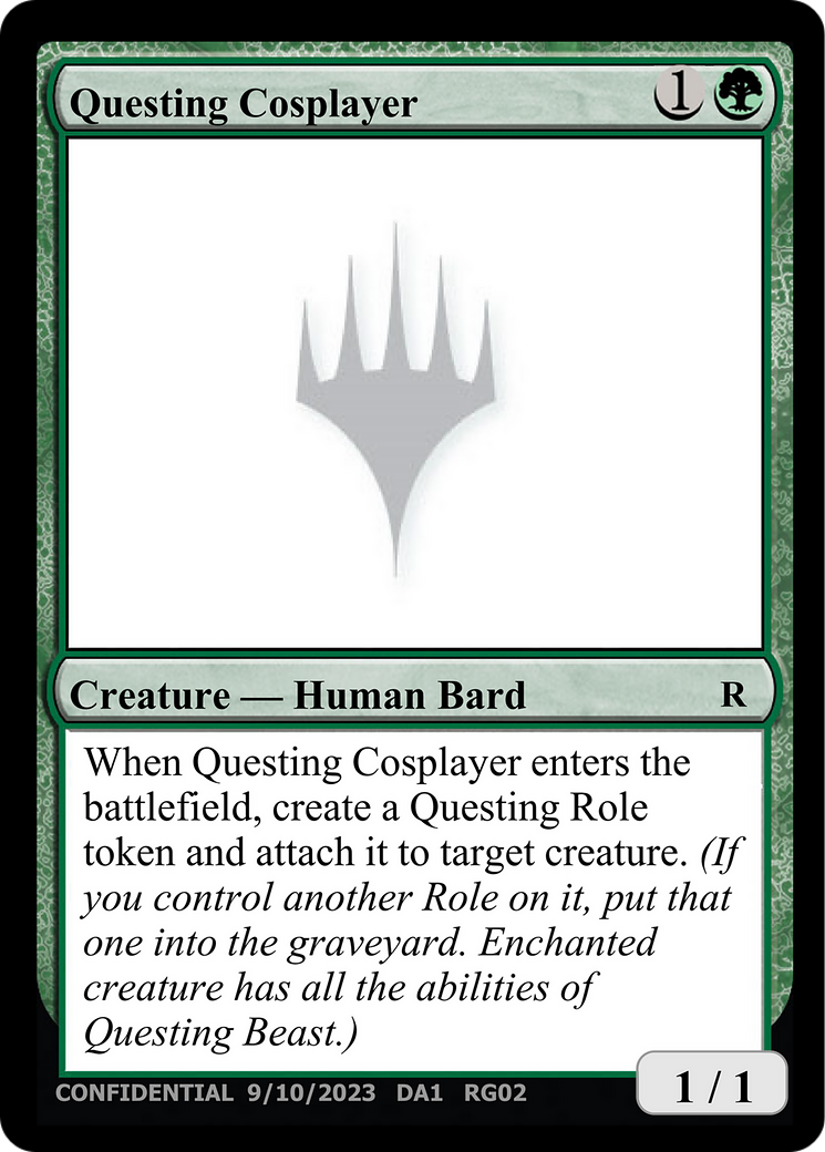 Questing Cosplayer (UNK-RG02D) - Unknown Event