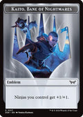 Emblem - Kaito, Bane of Nightmares // Gremlin Double-Sided Token (DSK-17 // 11) - Duskmourn: House of Horror Foil