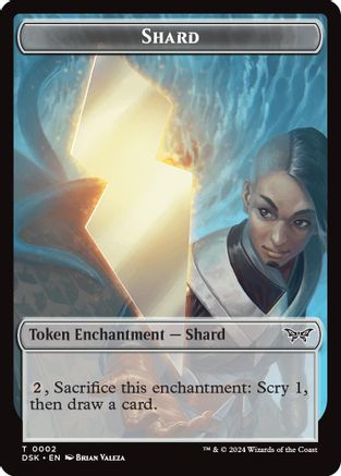 Shard Token (DSK-002) - Duskmourn: House of Horror Foil
