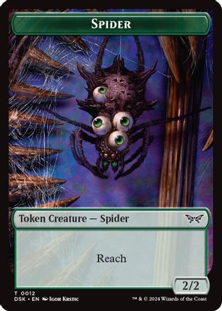 Spider Token (DSK-012) - Duskmourn: House of Horror