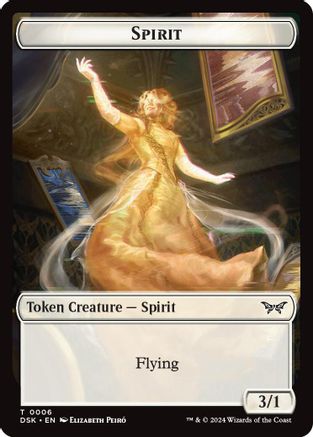 Spirit (0006) Token (DSK-006) - Duskmourn: House of Horror