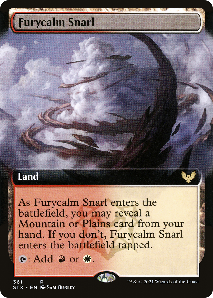 Furycalm Snarl (Extended Art) (STX-361) - Strixhaven: School of Mages: (Extended Art) Foil