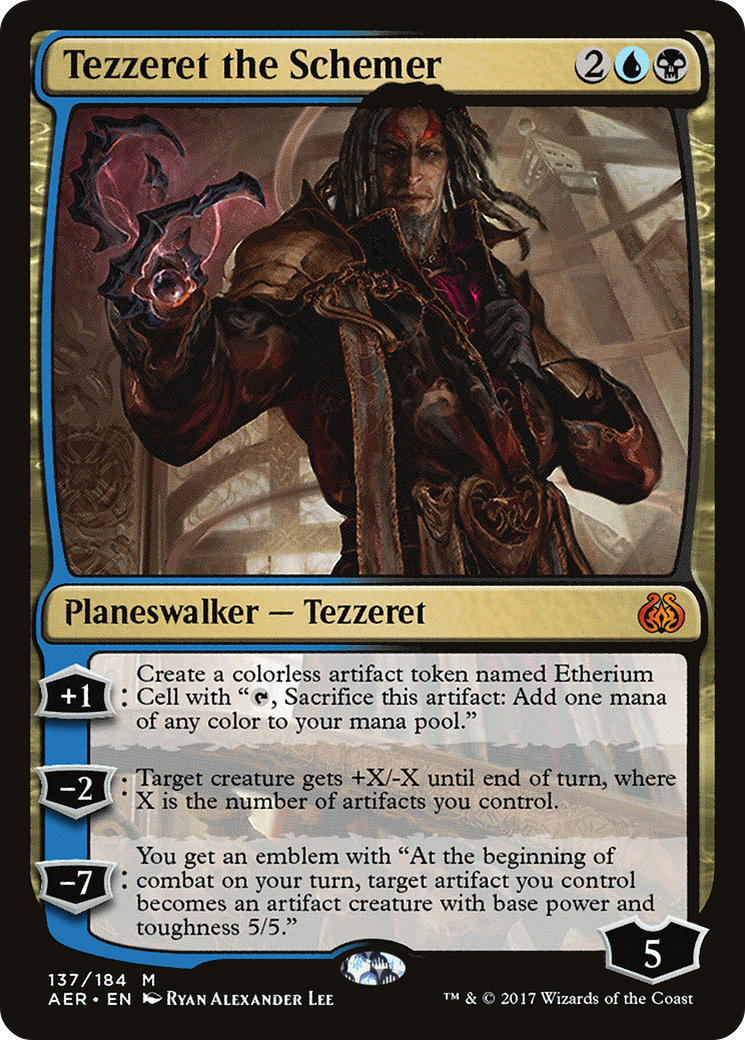 Tezzeret the Schemer (AER-137) - Aether Revolt