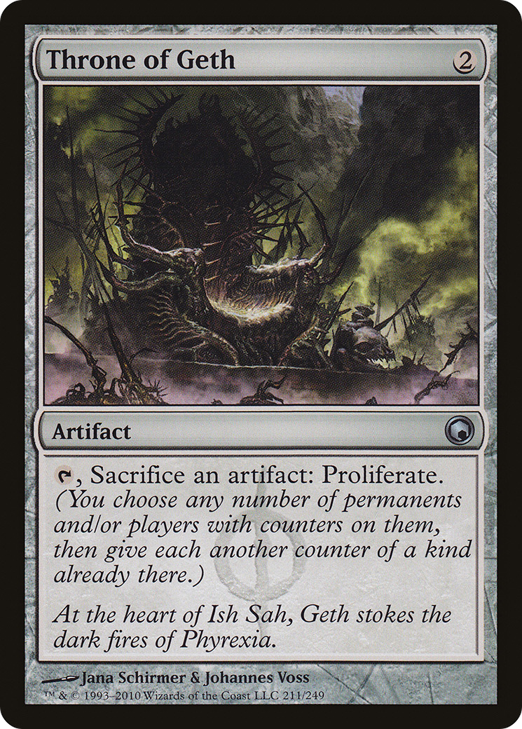 Throne of Geth (SOM-211) - Scars of Mirrodin Foil