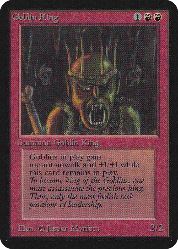 Goblin King (LEA-) - Limited Edition Alpha