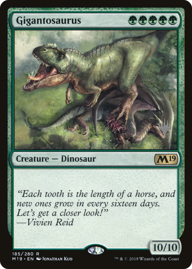 Gigantosaurus (PPM20-185) - Core Set 2019 Promos