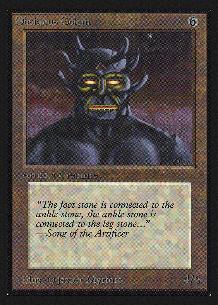 Obsianus Golem (CE) (CED-) - Collectors' Edition