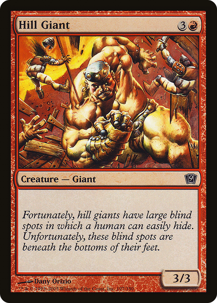 Hill Giant (9ED-197★) - 9th Edition
