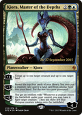 Kiora, Master of the Depths (PRE-213S) - Battle for Zendikar Promos Foil