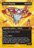 Valor's Flagship (Borderless) (First-Place Foil) (DFT-519) - Aetherdrift Foil