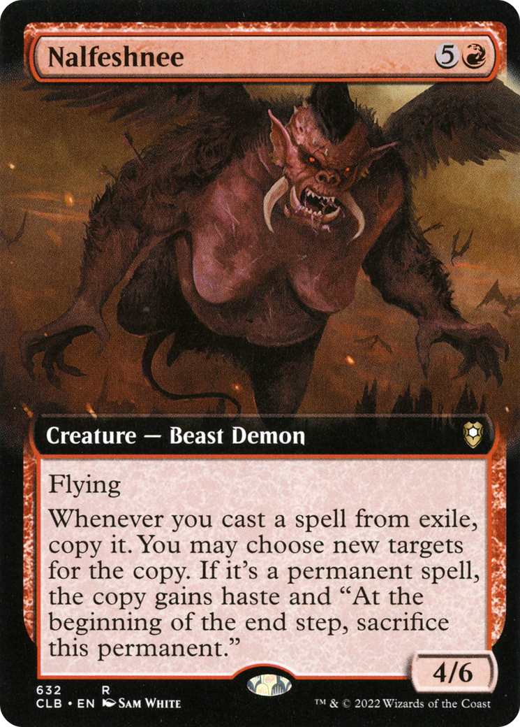 Nalfeshnee (Extended Art) (CLB-632) - Commander Legends: Battle for Baldur's Gate: (Extended Art)