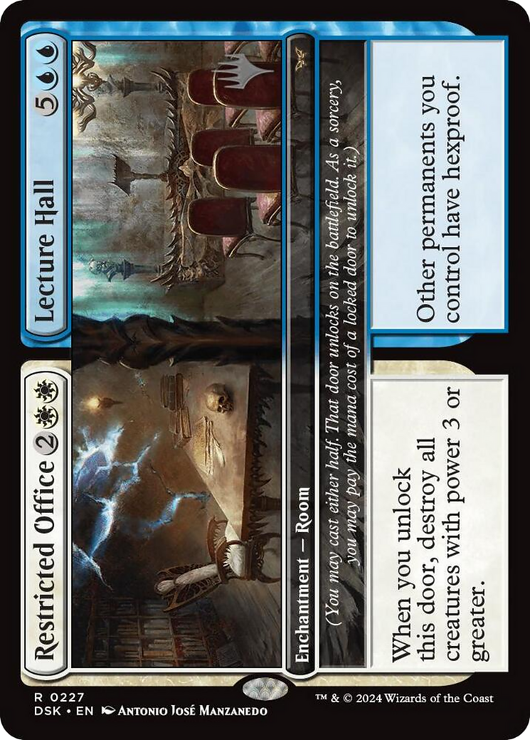 Restricted Office // Lecture Hall (PPDSK-227) - Duskmourn: House of Horror Promos Foil