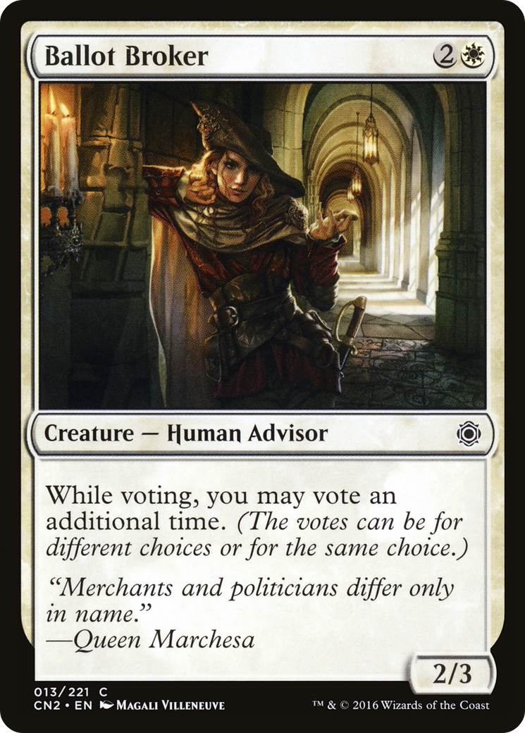 Ballot Broker (CN2-013) - Conspiracy: Take the Crown Foil