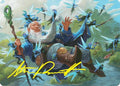 Mischievous Mystic Art Card (7/54) (Gold-Stamped Signature) (ASFDN-007) - Art Series: Foundations