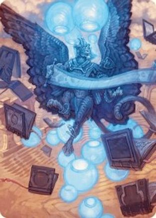 Sphinx of Forgotten Lore Art Card (33/54) (ASFDN-033) - Art Series: Foundations