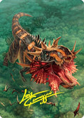 Gigantosaurus Art Card (53/54) (Gold-Stamped Signature) (ASFDN-053) - Art Series: Foundations